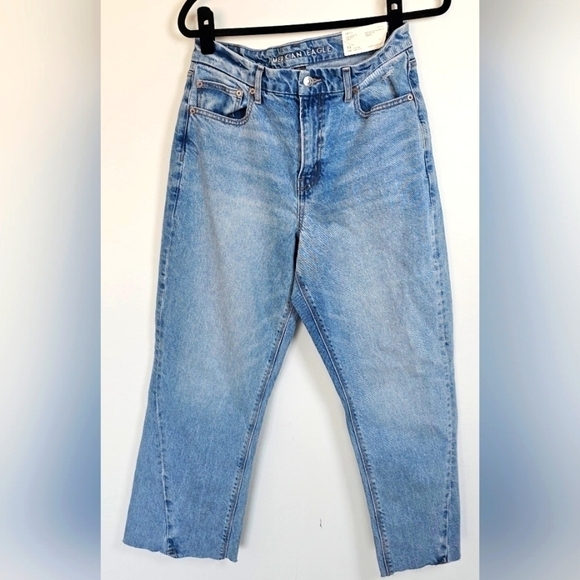 🆕️ American Eagle Indigo Wash Curvy 90s Bootcut Jean (10 X-Long) NWT - Picture 1 of 15